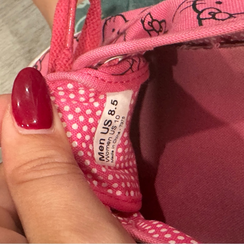 VANS Old Skool Hello Kitty Women's Low Top Sneakers, Size 10, Pink And Black - Picture 7 of 7